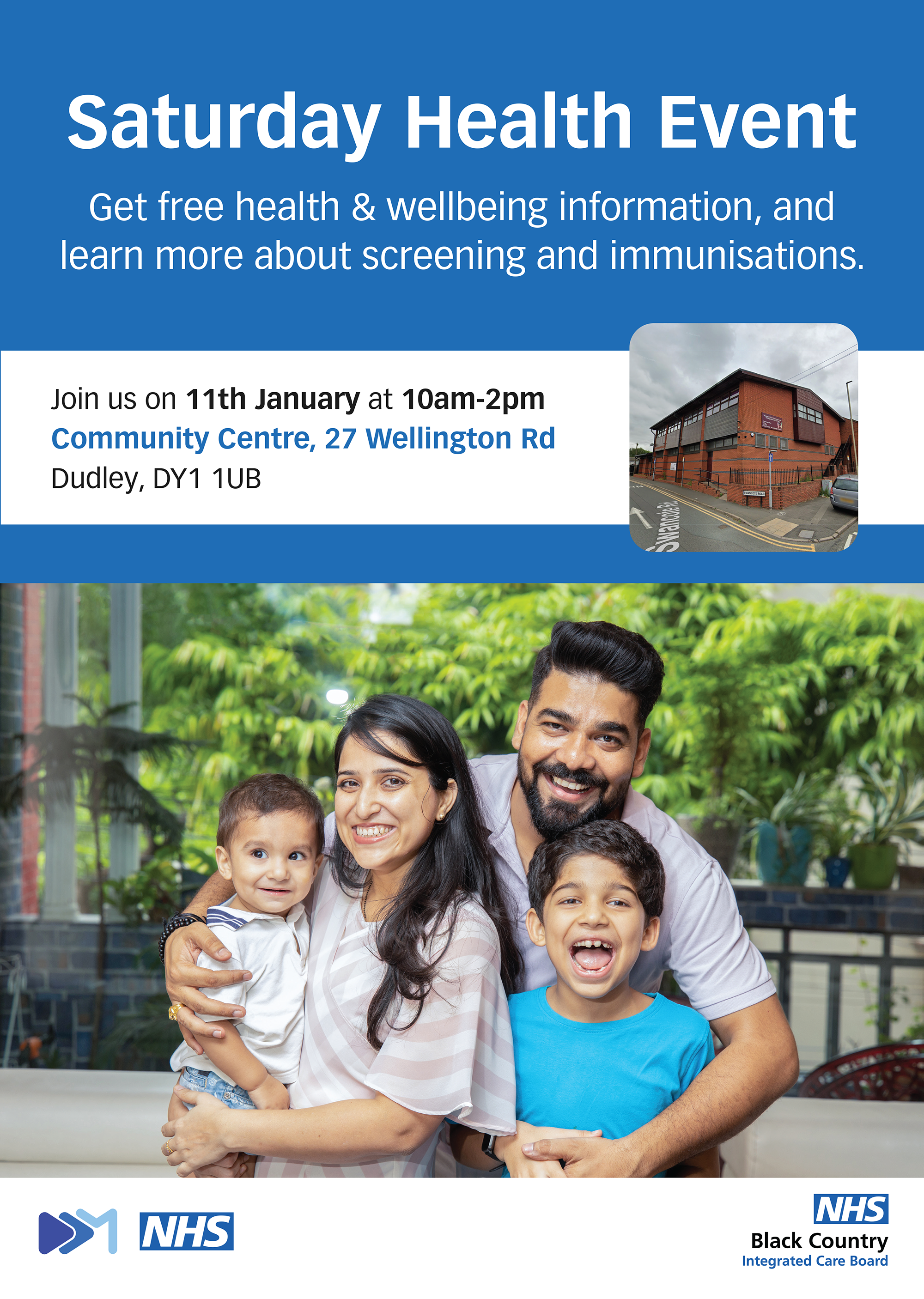 Wellington Road Community Centre - Saturday Health Event